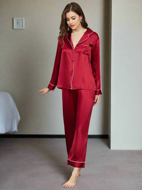 Luxury Silk Pyjama Set - Long sleeve