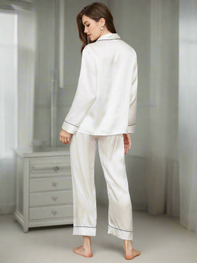 Luxury Silk Pyjama Set - Long sleeve