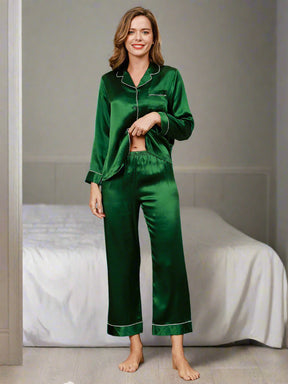 Luxury Silk Pyjama Set - Long sleeve