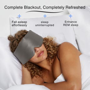 Silk Sleep Mask - Grey