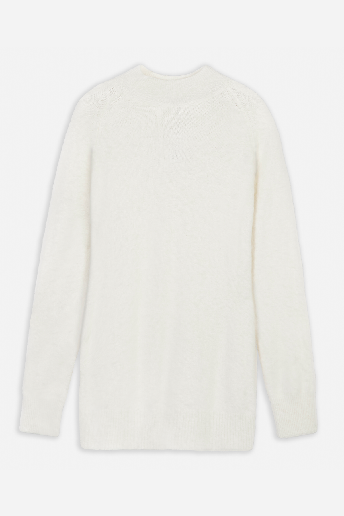 Neck Jumper Dress - Cream