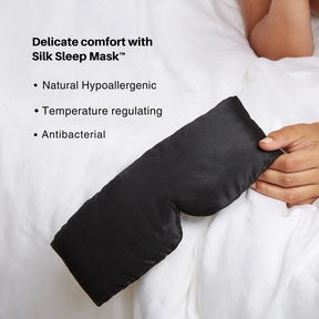 Silk Sleep Mask - Black