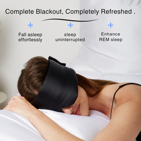 Silk Sleep Mask - Black