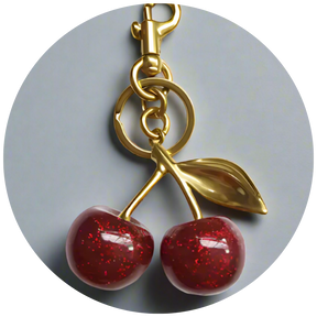 Cherry Bag Keycharm