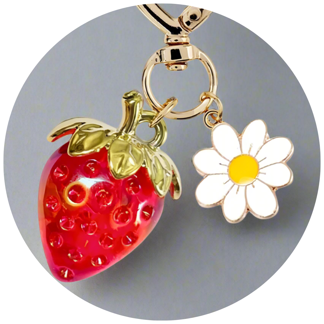 Strawberry Bag Keycharm