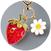 Strawberry Bag Keycharm
