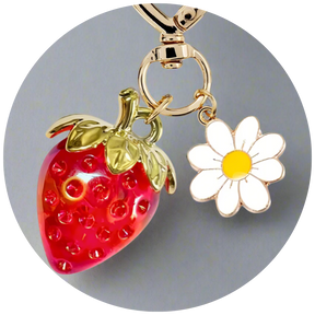 Strawberry Bag Keycharm