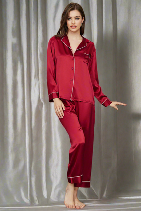 Luxury Silk Pyjama Set - Long sleeve